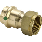 Viega - Verschraubung SANPRESS 2263 flachdichtend 35mm x 2 Rotguss
