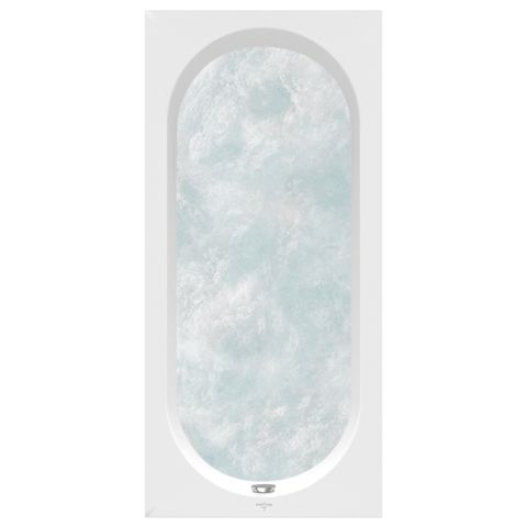 VILLEROY & BOCH - Badewanne Oberon 1600x750x450mm re-eckig m. Sys AC TP1 MT Weiß Alpin