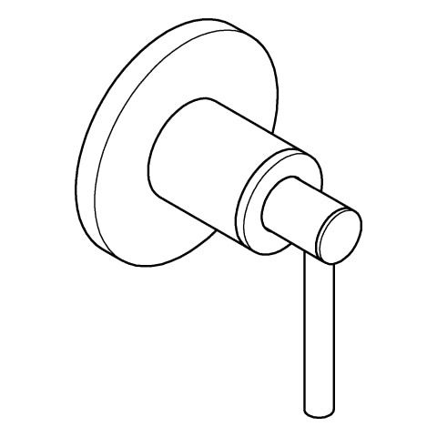 Grohe - UP-Ventil-Oberbau Atrio 29397 Hebelgriff cool sunrise