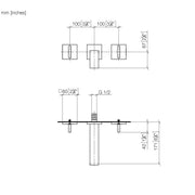 Dornbracht - WT-Wandbatt. ohne Ablaufgarnitur MEM 36707782 platin