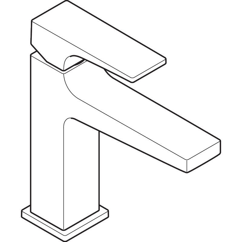 Hansgrohe - Waschtischmischer 110 METROPOL mattschwarz mit Push-Open Ablaufgarnitur