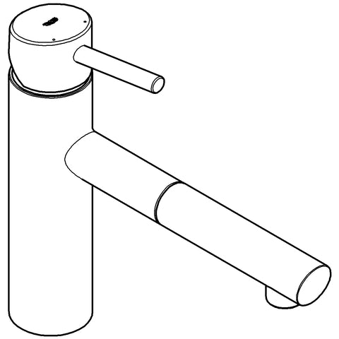 Grohe - Spültisch EHM ND CONCETTO 31214 ausziehbarer Mousseur chrom
