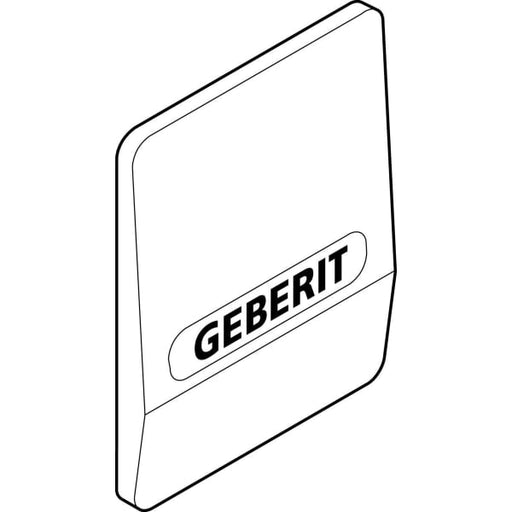 Geberit Vertriebs - Highline Abdeckplatte weiß-alpin