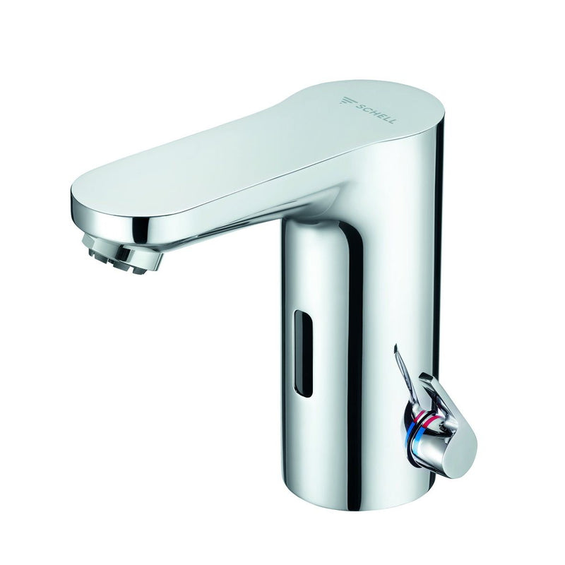 SCHELL - WT-Arm. CELIS E2 ND-M Elektron. Mischwasser, Batterie, chrom