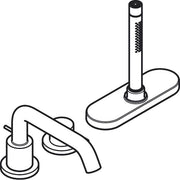 Hansgrohe - TECTURIS S 3-Loch Wannenrandmischer mit sBox chrom