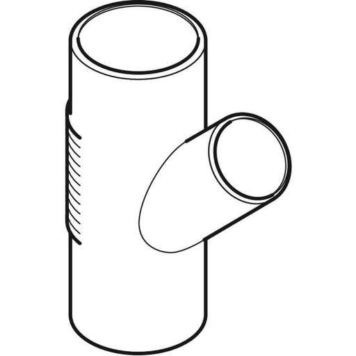 Geberit Vertriebs - Silent-db20 Abzweig 45Gr d90/75 308.074.14.1