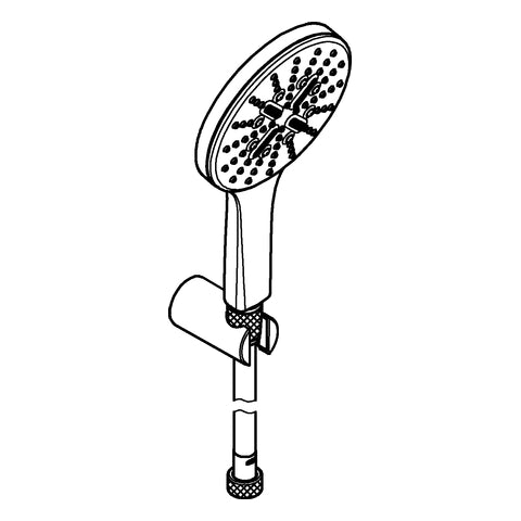 Grohe - Wandhalterset RAINSHOWER 130 SmartActive 26581 9,5l chrom