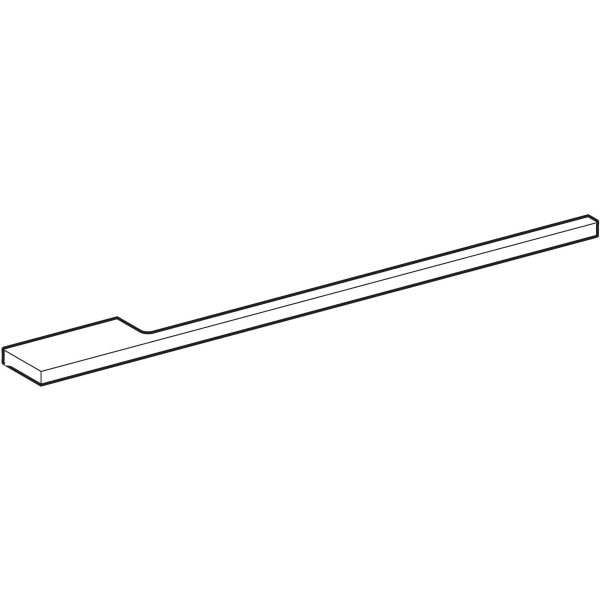 Geberit Vertriebs - Handtuchhalter, 400x10x40mm quadratisch, verchromt