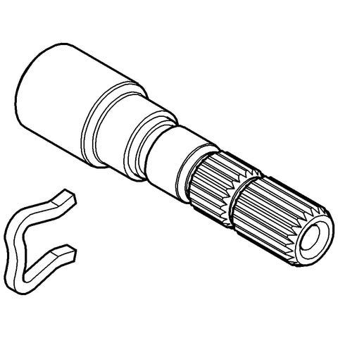 Grohe - Spindelverlängerung 45201 für Costa UP-Ventil-Oberbau chrom