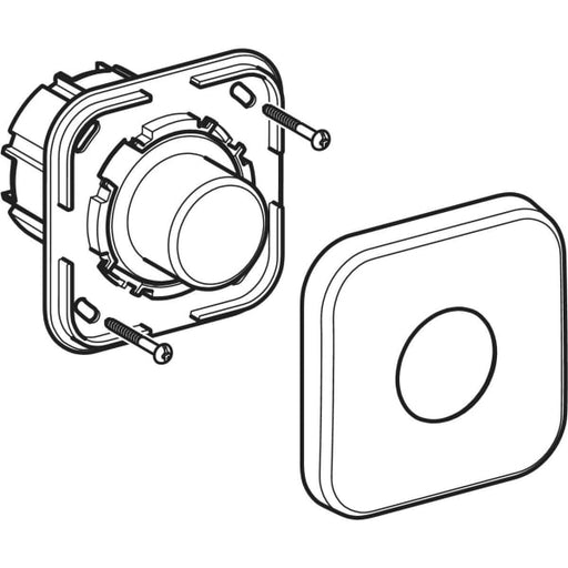 Geberit Vertriebs - Handdrücker pneumatisch UP glanzverchromt