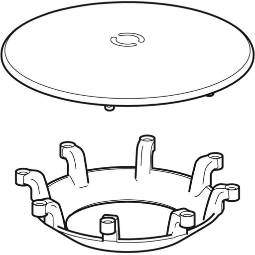 Geberit Vertriebs - Abdeckkappe, zu Comfort Plus Badewanne 600970 und 600975