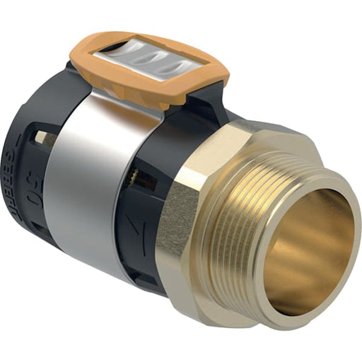 Geberit Vertriebs - FlowFit Übergang mit Aussengewinde SiBr d63-R2 1/2