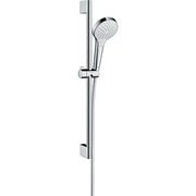 Hansgrohe - Brausenset CROMA Select S Vario EcoSmart/U'CROMETTA 650mm weiß/chrom