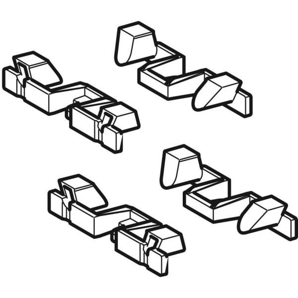 Geberit Vertriebs - Profilabschluss CleanLine60 Set (4 St.)