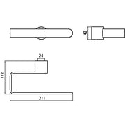 EMCO Bad - Handtuchring fino 00100 re offen chr