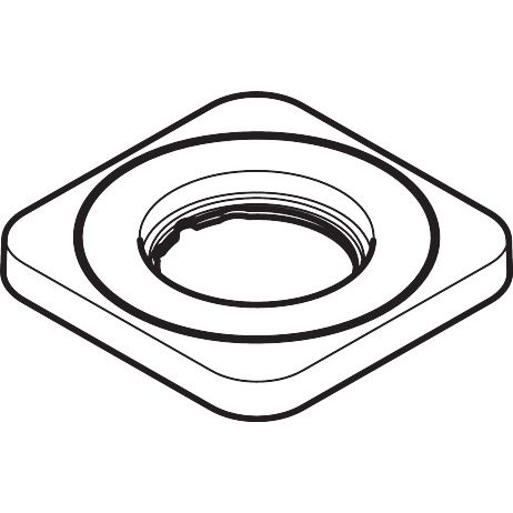Hansgrohe - Rosette Axor Citterio M 3-Loch Waschtischarmatur chrom