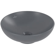 VILLEROY & BOCH - Aufsatzwaschbecken Loop&Friends 420x 420mm Rund o. ÜL. Graphite CeramicPlus