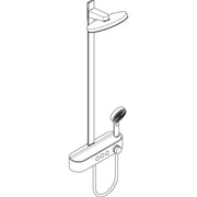 Hansgrohe - Showerpipe PULSIFY 260 2jet mit Brausethermostat Aufputz chrom