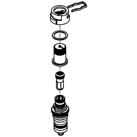 Grohe - Thermoelement 47657 1/2 warm rechts