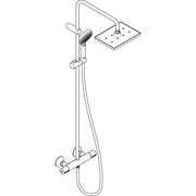 Hansgrohe - Showerpipe 200 1j VERNIS Shape Green chrom mit Brausethermostat