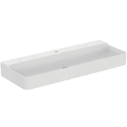 Ideal Standard - Waschtisch CONCA, 1 Hl., o.Ül., 1200x450x145mm, Weiß mit IdealPlus
