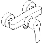 Grohe - Brause EHM AP EUROSTYLE C 33590 Wandmontage chrom