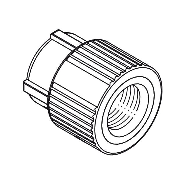 aquatherm - Übergangsstück-FUSIOTHERM 21012 25mm x 3/4IG, rund, mit Innengewinde