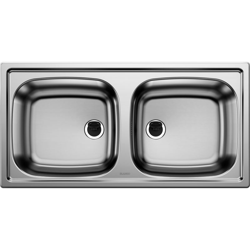 Blanco - Einbauspüle 2 Becken 860x435mm