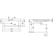 VILLEROY & BOCH - Schrankwaschtisch Finion 1200x500mm re-eckig 1HL. o. ÜL. Stone White cplus