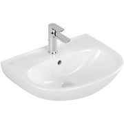 VILLEROY & BOCH - Waschbecken O.novo 550x440mm Oval 1HL. o. Überlauf Weiß Alpin CeramicPlus