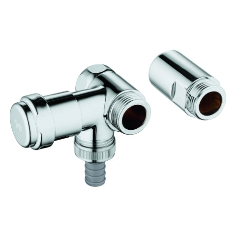 Grohe - WAS-Ventil Batt. 41040 Design-Gr. DN20 Anschluss links für 1/2 chrom