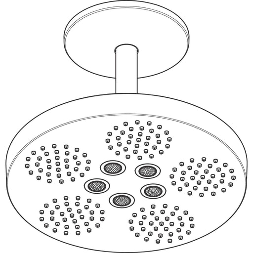 Hansgrohe - Kopfbrause AXOR One 280 2jet Deckenmontage mattschwarz