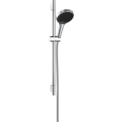 Hansgrohe - Brauseset Rainfinity 130 3j EcoSmart Unica S Puro 650mm Push Schieber chrom