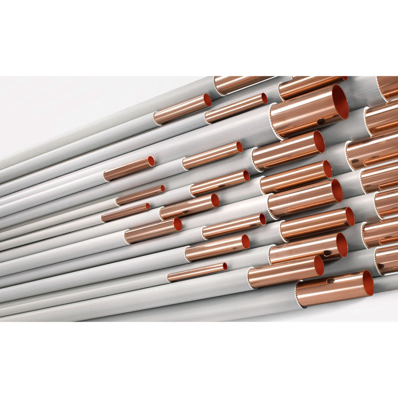 HME Copper - Rohr in Stangen 15x1mm hart per Meter