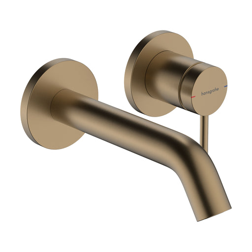 Hansgrohe - TECTURIS S 2-Loch WTM UP F-Set 165mm Auslauf brushed bronze