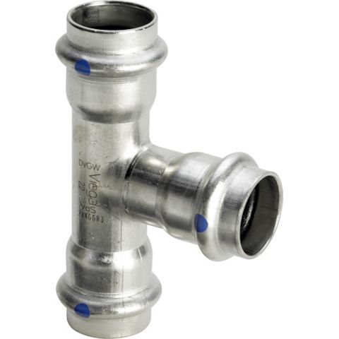 Viega - T-Stück SANPRESS Inox 2318LF labsfrei 22mm