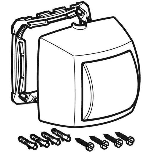 Geberit Vertriebs - Handdrücker AP für 1-Mengen-Sp. zu WC-Strg. pneumatischer Sp-Ausl.chrom