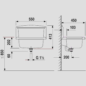 Sanitärtechnik Eisenberg - Sanit�rtechnik Eisenberg Multiset Funktionsbecken 60005 weiß