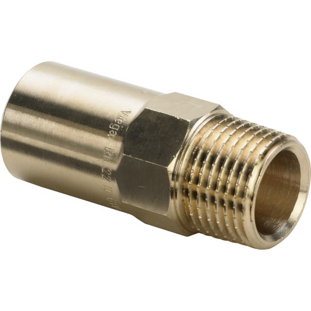 Viega - Einsteckstück SANPRESS 2211.1 22mm x 3/4 AG Siliziumbronze