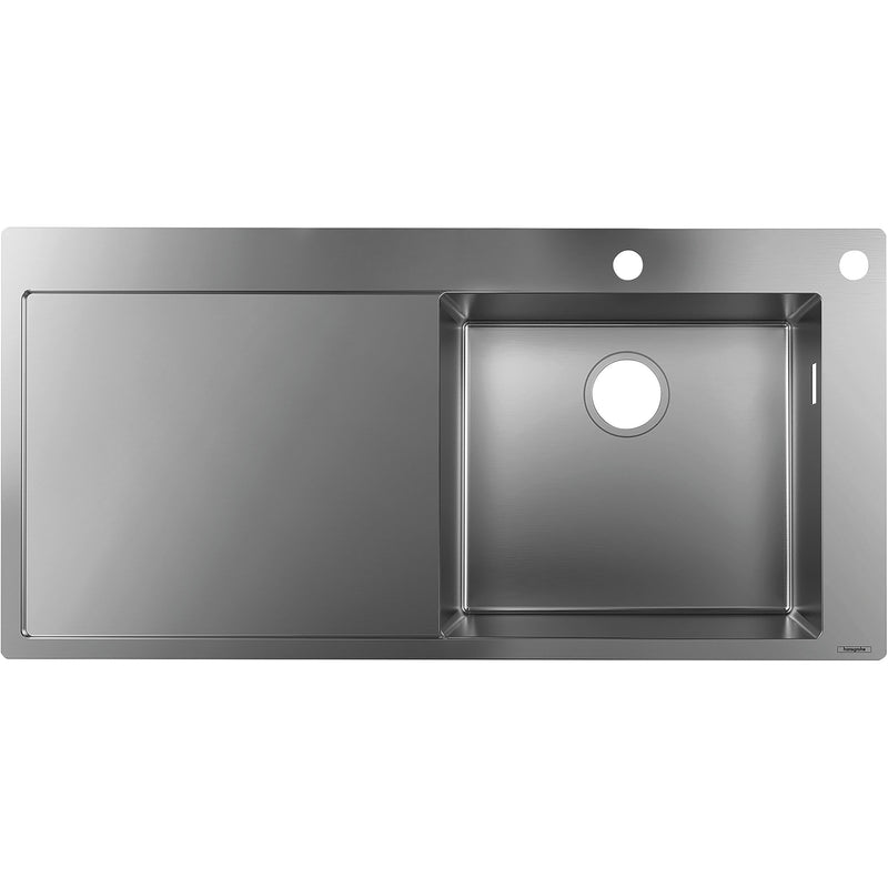 Hansgrohe - Einbauspüle 450 mit Abtropffläche S717-F450