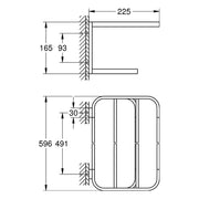Grohe - Multi-Badetuchhalter SELECTION 41066 cool sunrise