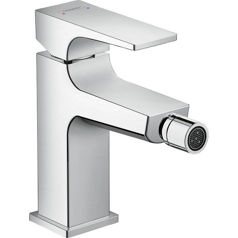 Hansgrohe - Bidetmischer METROPOL chrom mit Push-Open Ablaufgarnitur