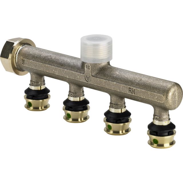 Viega - Verteiler RAXOFIX 5326.05 16mm x 3/4-4fach Siliziumbronze