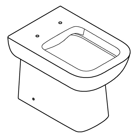 Grohe - Stand-Tiefspül-WC BauEdge Keramik 39810 Abgang waagerech alpinweiß