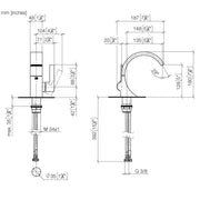 Dornbracht - WT-EHM ohne Ablaufgarnitur CYO 33521811 Dark Platinum gebürstet
