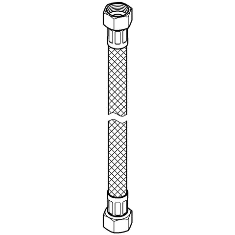 Grohe - Anschlussschlauch 07227 für Taron Duschsystem 1/2x1/2x770