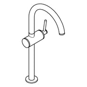 Grohe - Einhand-Waschtischbatterie Atrio 24365 XL-Size hard graphite gebürstet