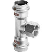 Viega - T-Stück TEMPONOX 1717.2 42mm x 1/2IGx42mm Stahl nichtrostend