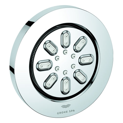 Grohe - Seitenbrause 26801 Rainshower Aqua runde Form 2 Strahl 3,3 l/min chrom