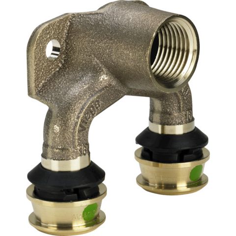 Viega - Doppelwinkel RAXOFIX 5325.7 20mmx1/2 IG x16mm Siliziumbronze